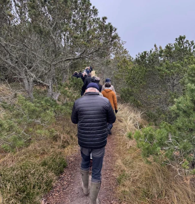 Fælles nytårsvandring til den tilsandede kirke